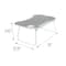 Gray & White Collapsible Folding Lap Desk